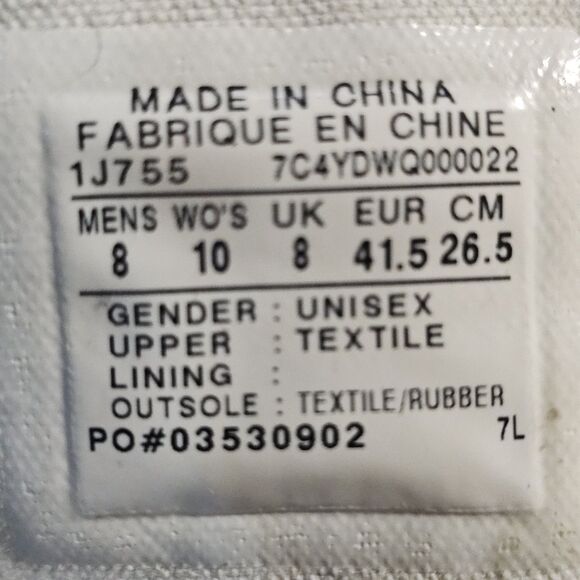 Converse CONS Chuck Taylor All Star High Top Blue Shoes Mens Size 8 Womens 10 - Picture 12 of 13